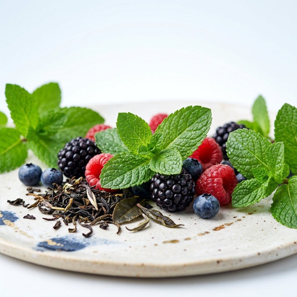 Forest Berries and Tea with mint