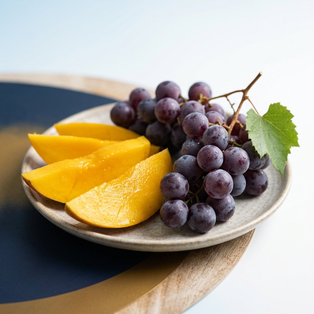 Mango and Cold Grapes